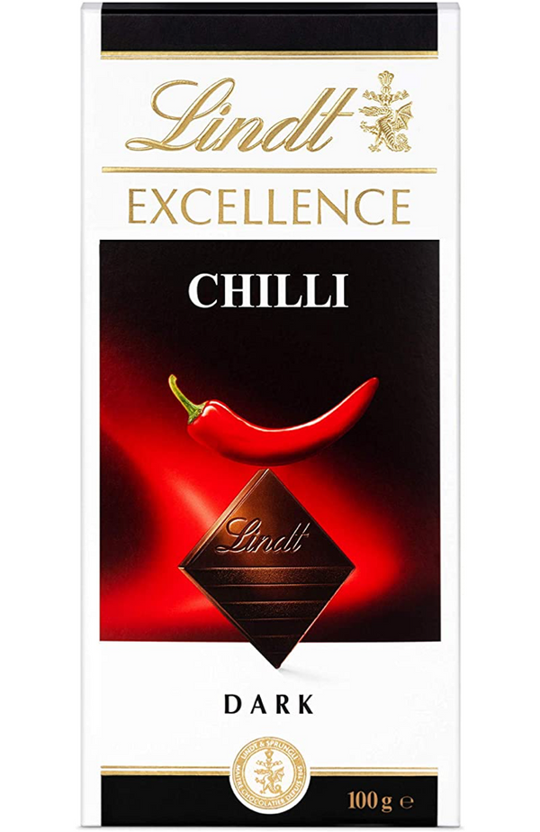 Lindt EXCELLENCE Dark Chilli Bar 100g
