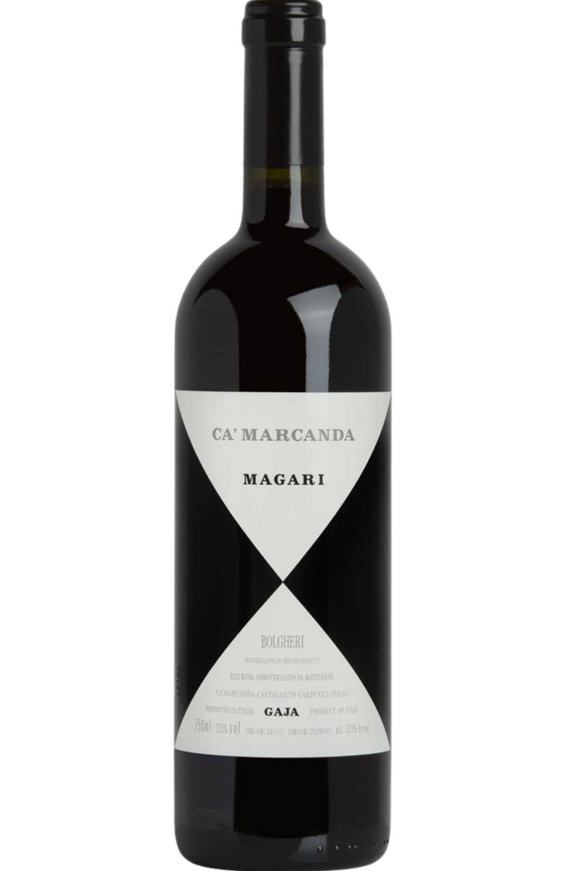 Gaja - 'Magari' Bolgheri DOC, 75cl bottle available at Spades Wines & Spirits. A sophisticated Tuscan red blend of Merlot, Cabernet Sauvignon, and Cabernet Franc. It features a deep ruby color with aromas of ripe berries, herbs, and a touch of spice. On the palate, it is medium to full-bodied, offering rich dark fruit flavors, soft tannins, and a smooth, lingering finish. Ideal for pairing with grilled meats, pasta dishes, or aged cheeses.