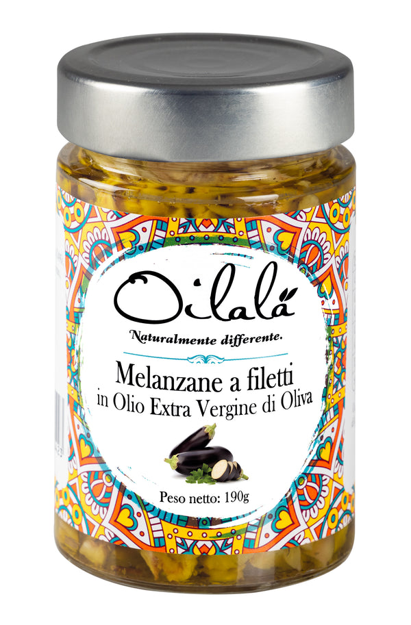 Oilala - Eggplants in extra virgin olive oil 190g