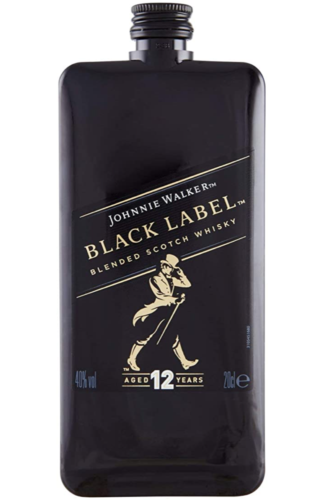 Johnnie Walker BLACK Pocket Scotch 40% 20cl | Buy Whisky Malta 