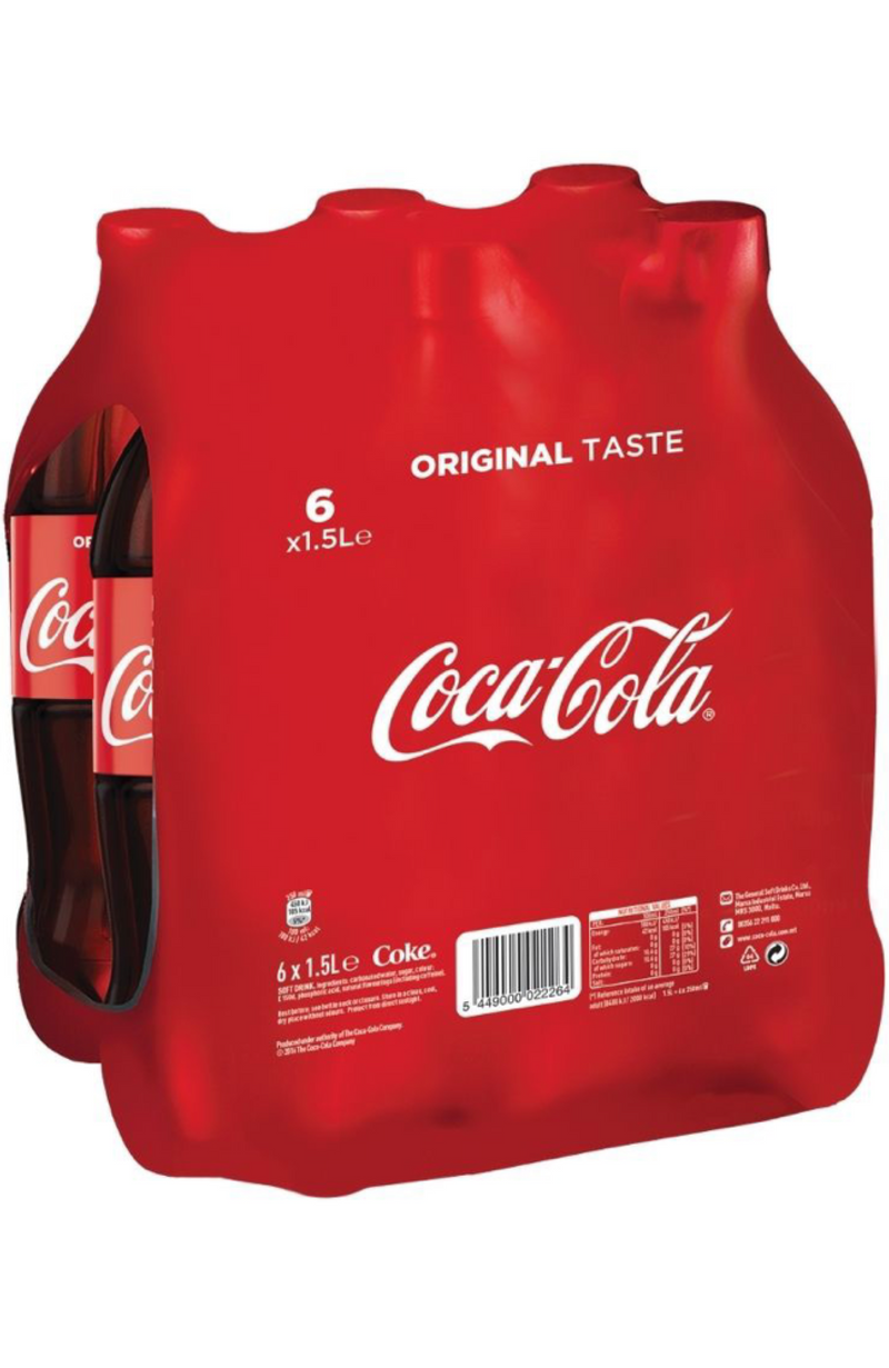 Coca Cola 1.5 Ltr x 6 bottle