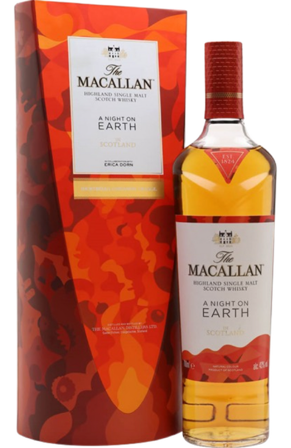 Macallan A Night on Earth Limited Edition + GB 43% 70cl