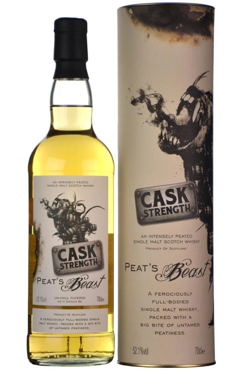 Peat's Beast Cask Strength + GB 52,1% 70cl