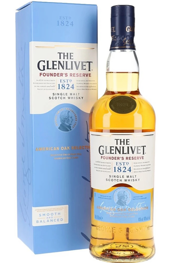 Glenlivet Founder's Reserve Speyside Single Malt Scotch Whisky Distillery Bottling 70cl / 40% | Buy Whisky Malta 