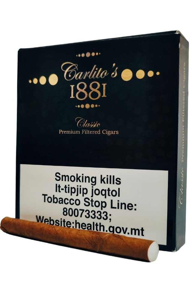 Carlito’s 1881 Filtered Cigarillos x 20 Cigars