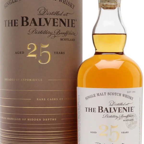 Balvenie 25 Year Old - Rare 48% 70cl – Spades Wine & Spirits