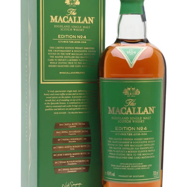 Buy Macallan Edition No. 4 48.4% 70cl. We deliver around Malta & Gozo.