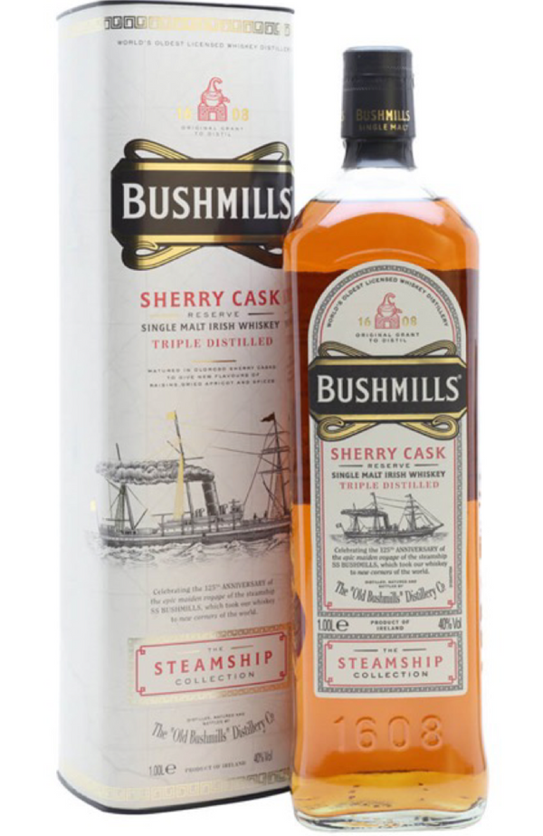 Bushmills Steamship Sherry Cask + GB 40% 1Ltr
