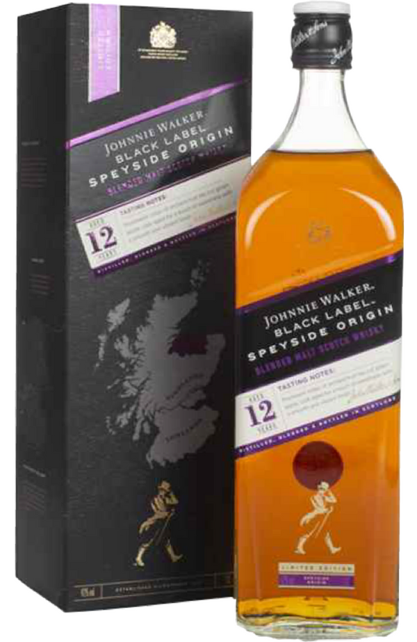 Johnnie Walker Black Label 12 Year Old Speyside Origin 100cl | Buy Whisky Malta 
