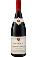 Domaine Faiveley - Gevrey-Chambertin Vieilles Vignes, 75cl bottle available at Spades Wines & Spirits. A refined red Burgundy wine from the Gevrey-Chambertin appellation, made from old-vine Pinot Noir grapes. This wine presents a deep ruby color, with complex aromas of black cherries, earthy notes, and subtle spices. On the palate, it is rich and structured, offering flavors of dark fruit, velvety tannins, and a long, elegant finish. An excellent pairing with roasted game, duck, or mature cheeses.