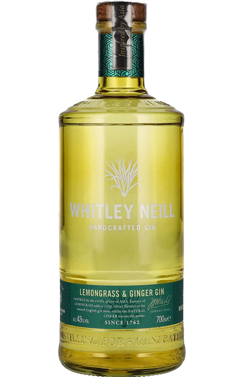 Whitley Neill Lemongrass & Ginger 43% 70cl