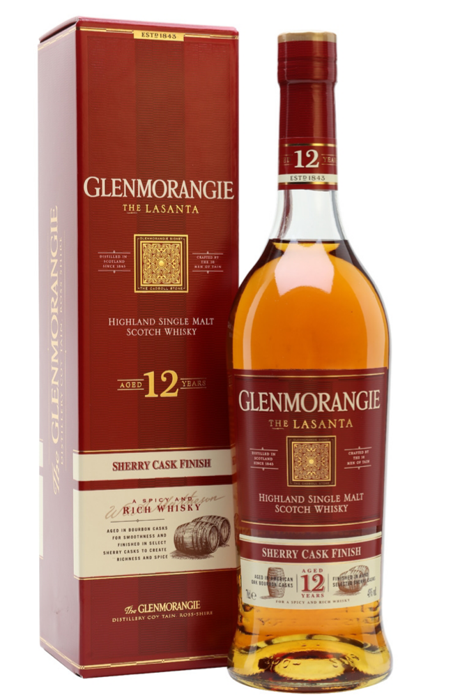 Glenmorangie Lasanta Sherry Cask 12 Year Old 70cl, 43% | Buy Whisky Malta 