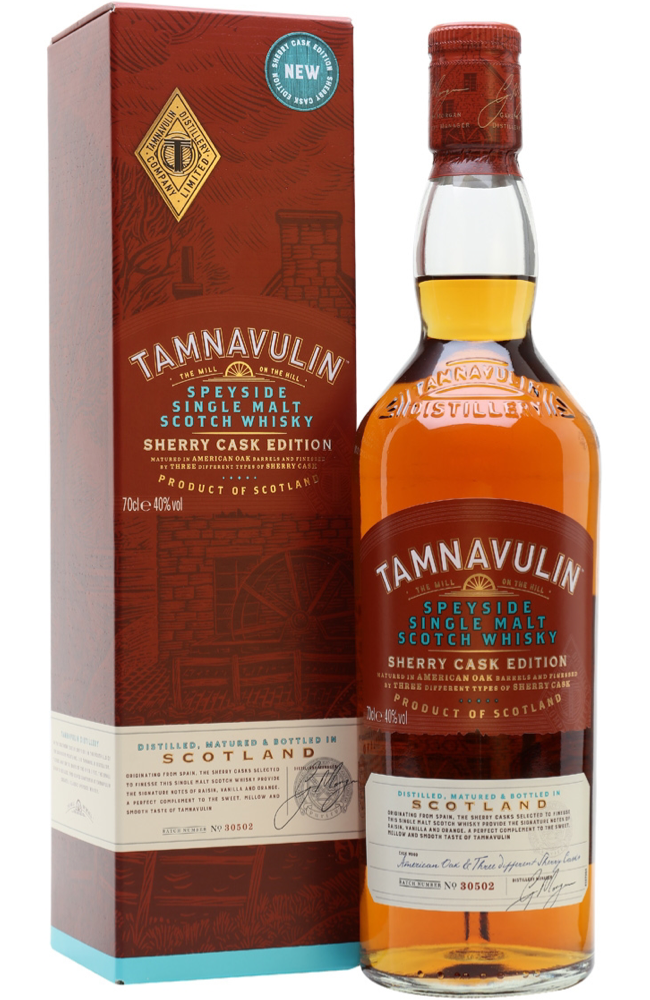 Tamnavulin Sherry Whisky 70cl 40% | Buy Whisky Malta 