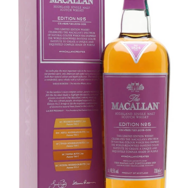 Macallan Edition No. 5 48.4% 70cl – Spades Wine & Spirits | 4000+