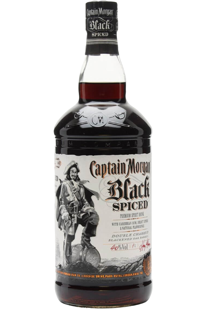 Captain Morgan Blacked Spiced 40% 1LTR | Buy Rum Malta 