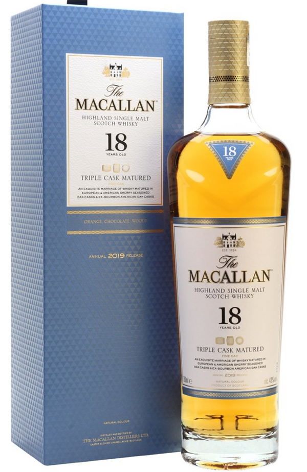 Macallan 18 year triple cask | Buy Whisky Malta