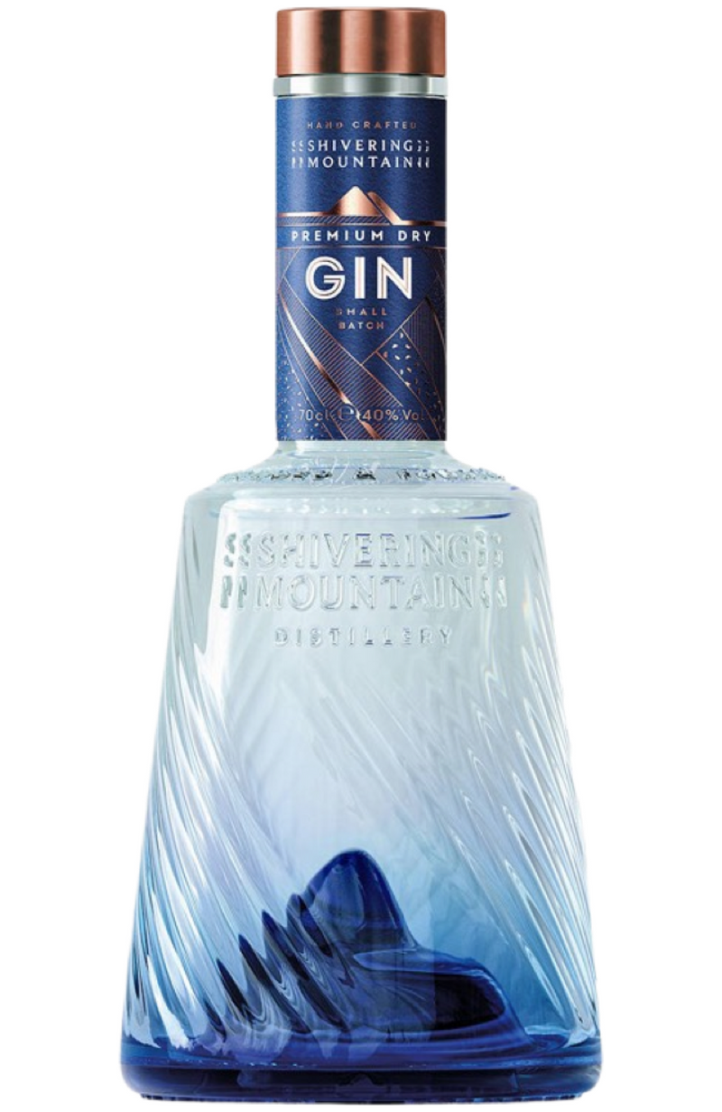 Shivering Mountain Dry Gin Blue 40% 70cl