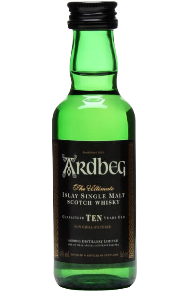 Miniature Ardbeg 10 Year Whisky, 5cl | Buy Whisky Malta 
