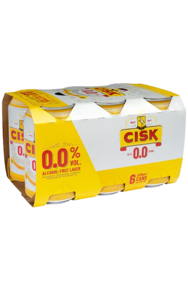 Cisk 0.0% Vol Alcoholic Lager 33cl x 6 pack