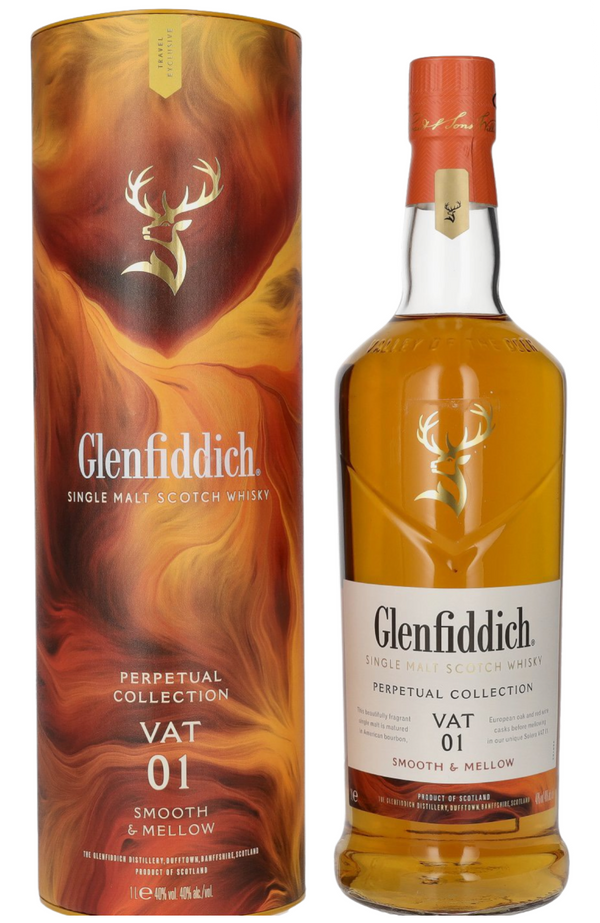 Glenfiddich Perpetual Collection Vat 1 Smooth & Mellow + GB 40% 1Ltr