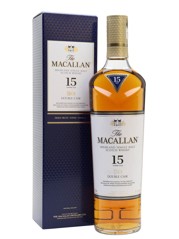 Macallan 15 YR Double Cask 70cl 43% | Buy Whisky Malta 