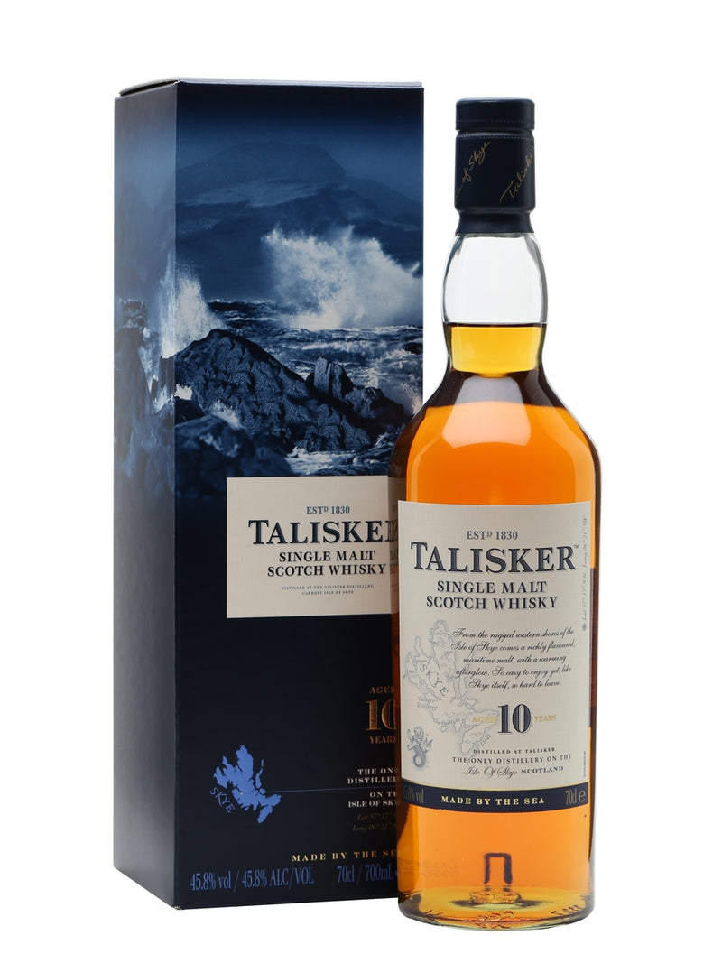Talisker 10 Year Old Single Malt Scotch Whisky 70cl Malta | Spirits Malta | Whisky Malta | Online Shop